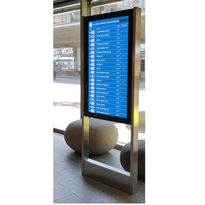Display für den &ouml;ffentlichen Verkehr